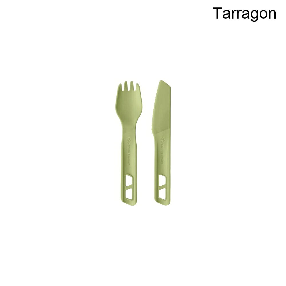 (取寄) シートゥサミット ホライゾン カトラリー セット - 2-ピース Sea To Summit Horizon Cutlery Set - 2-Piece Tarragon sweetrag-18584194 スウィートラグ パッケージ画像