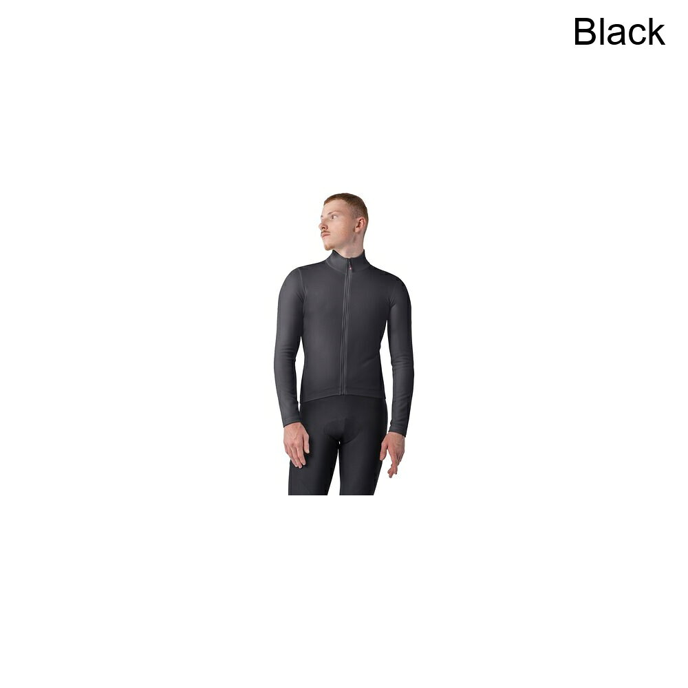 (取寄) カステリ メンズ コンペティツィオーネ サーマル ロング-スローブ ジャージ - メンズ Castelli men Competizione Thermal Long-Sleeve Jersey - Men's Black