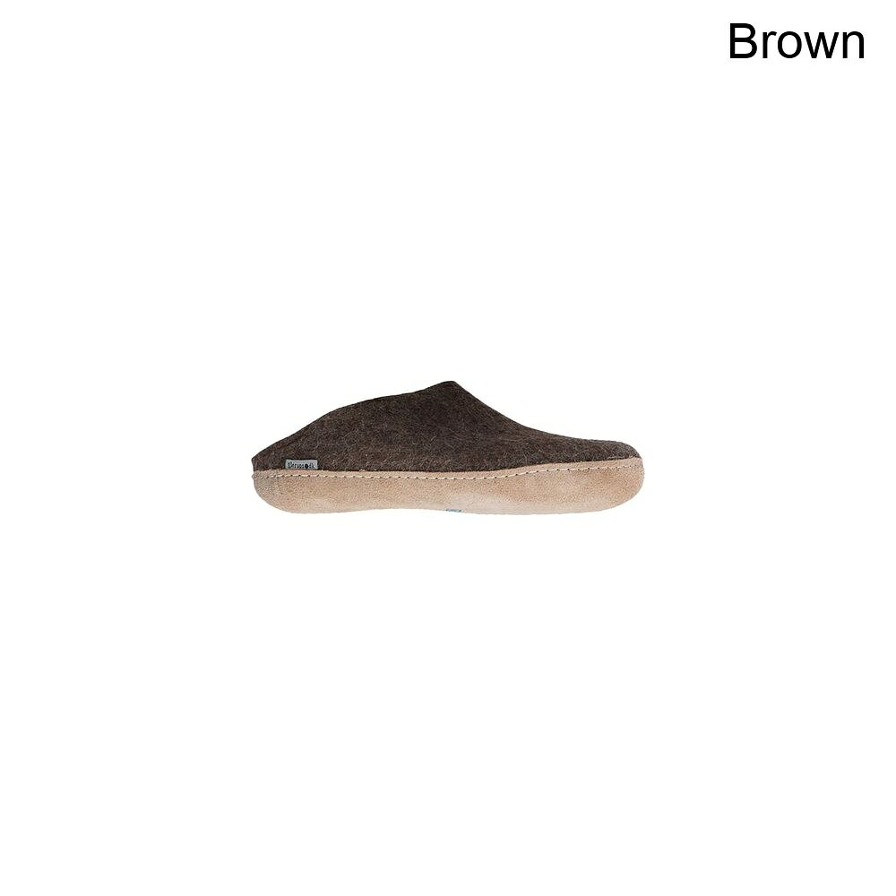 (取寄) グレーラップ ザ スリッポン レザー スリッパ Glerups The Slip-On Leather...