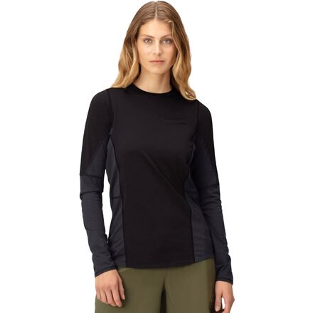 Tops - (取寄) ノローナ レディース センジャ イコライザー ライトウェイト ロング-スローブ トップ - ウィメンズ Norrona women Senja Equaliser Lightweight Long-Sleeve Top - Women's Caviar