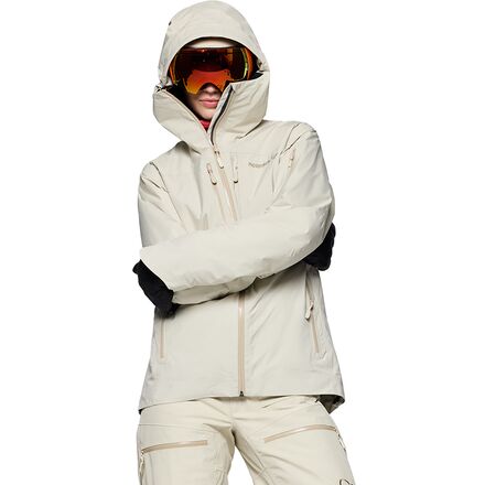 Jacket - (取寄) ノローナ レディース ロフォーテン ゴア-テックス インサレーテッド ジャケット - ウィメンズ Norrona women Lofoten GORE-TEX Insulated Jacket - Women's Oatmeal
