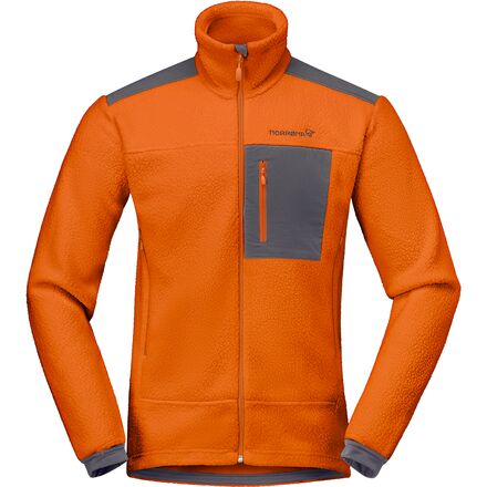 (取寄) ノローナ メンズ トロールヴェゲン ウォーム3 ジャケット - メンズ Norrona men Trollveggen Warm3 Jacket - Men's Gold Flame