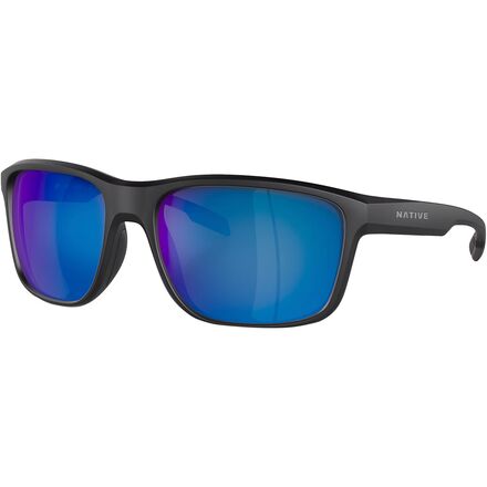 (取寄) ネイティブ アイウェア ゴージ サングラス Native Eyewear Gorge Sunglasses Matte Black/Blue Reflex(4.0)