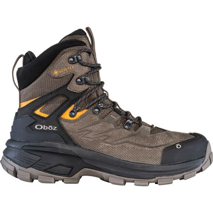 Rakuten - (取寄) オボズ メンズ ブリッジャー リッジ ミッド Gtx ハイキング ブーツ - メンズ Oboz men Bridger Ridge Mid GTX Hiking Boot - Men's Classic Brown
