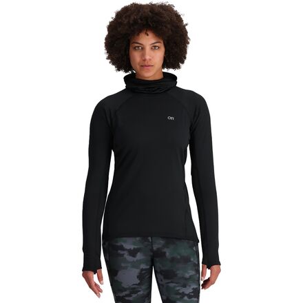 (取寄) アウトドア リサーチ レディース ヴァイガー グリッド フリース プルオーバー ブーディ - ウィメンズ Outdoor Research women Vigor Grid Fleece Pullover Hoodie - Women's Black