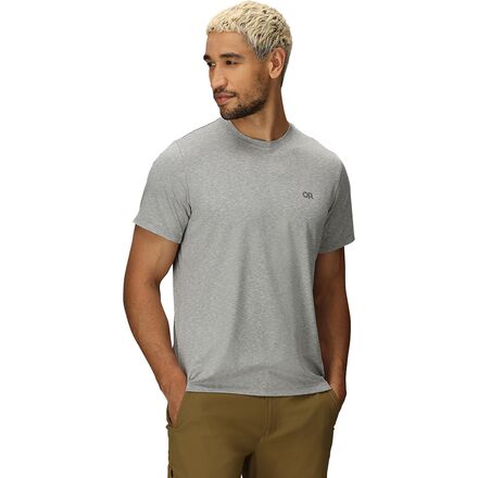 乐天商城 - (取寄) アウトドア リサーチ メンズ アクティブアイス スペクトラム サン T-シャツ - メンズ Outdoor Research men ActiveIce Spectrum Sun T-Shirt - Men's Grey Heather