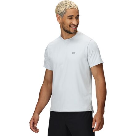 樂天商城 - (取寄) アウトドア リサーチ メンズ アクティブアイス スペクトラム サン T-シャツ - メンズ Outdoor Research men ActiveIce Spectrum Sun T-Shirt - Men's Titanium