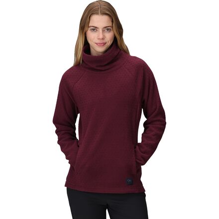 (取寄) アウトドア リサーチ レディース トレイル ミックス Xt フリース カウル プルオーバー - ウィメンズ Outdoor Research women Trail Mix XT Fleece Cowl Pullover - Women's Winterberry