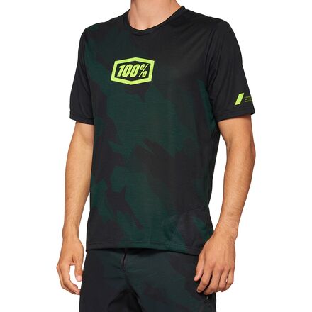 Rakuten - (取寄) 100% メンズ エアマチック ショートスリーブ ジャージ - メンズ 100% men Airmatic Short-Sleeve Jersey - Men's Limited Edition Black Camo