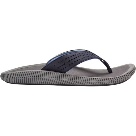 Holly'S Sole - (取寄) オルカイ メンズ ウレレ フリップ フロップ - メンズ Olukai men Ulele Flip Flop - Men's Slate Blue/Charcoal