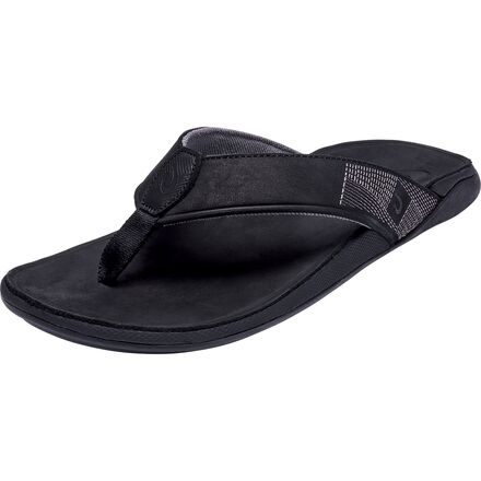 Holly'S Sole - (取寄) オルカイ メンズ トゥアヒネ フリップ フロップ - メンズ Olukai men Tuahine Flip Flop - Men's Black/Black