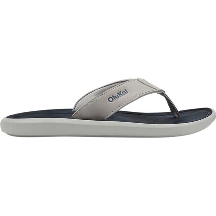 Holly'S Sole - (取寄) オルカイ メンズ フリップ フロップ - メンズ Olukai men Pili Flip Flop - Men's Ash/Mood Indigo
