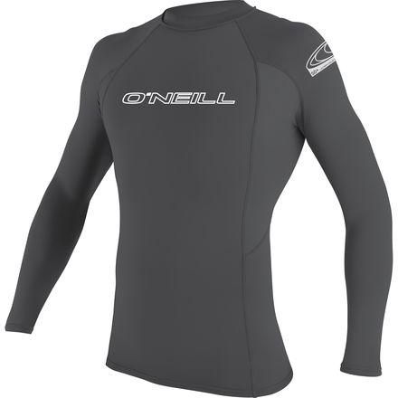 Marine Sports - (取寄) オニール メンズ ベーシック スキンズ 50+ ロング-スローブ ラッシュガード - メンズ O'Neill men Basic Skins 50+ Long-Sleeve Rashguard - Men's Smoke