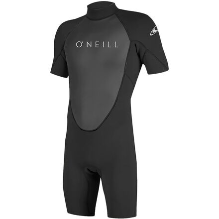 Wet Suits - (取寄) オニール メンズ リアクター リ 2mm バック-ジップ ショートスリーブ スプリング ウェットスーツ - メンズ O'Neill men Reactor II 2mm Back-Zip Short-Sleeve Spring Wetsuit - Men's Black/Black