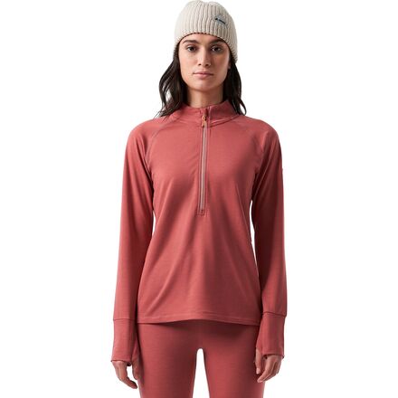 Outdoor Wear - (取寄) オラージュ レディース ヘアベリー ヘビー ベース レイヤー トップ - ウィメンズ Orage women Harebelly Heavy Base Layer Top - Women's Cedar