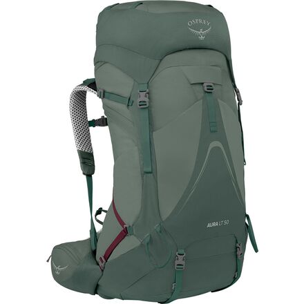 (取寄) オスプレーパック レディース オーラ AG Lt 50L パック - ウィメンズ Osprey Packs women Aura AG LT 50L Pack - Women's Koseret/Darjeeling Spring Green