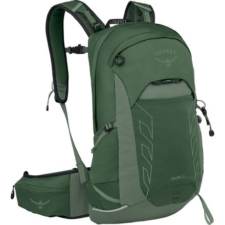 (取寄) オスプレーパック メンズ タロン 22L エクステンデット フィット パック - メンズ Osprey Packs men Talon 22L Extended Fit Pack - Men's Green Canopy/Pine Leaf