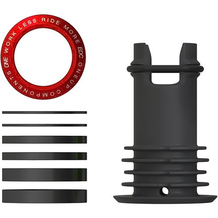 (取寄) ワンアップコンポーネント EDC トップ キャップ OneUp Components EDC Top Cap Red
