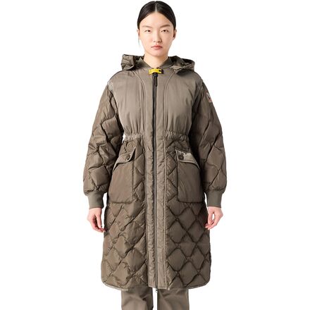 Rakuten - (取寄) パラジャンパーズ レディース カグラ フーデット ダウン コート - ウィメンズ Parajumpers women Kagura Hooded Down Coat - Women's Olive Grey
