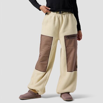 (取寄) バックカントリー レディース ワンダー パンツ - ウィメンズ Backcountry women Wander Pile-Fleece Pant - Women's Fog/Bark