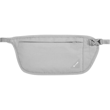 U, 吉 - (取寄) パックセーフ カバーセーフ V100 ウェスト ウォレット Pacsafe Coversafe V100 Waist Wallet Neutral Grey