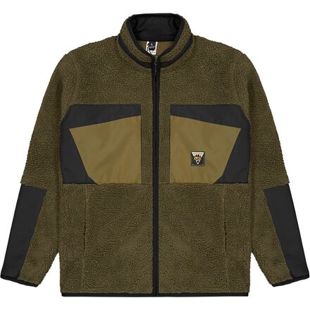 Jacket - (取寄) ピクチャーオーガニック メンズ ジップ フリース - メンズ Picture Organic men Pmbton Zip Fleece - Men's Tobacco Black