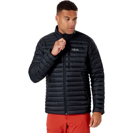 (取寄) ラブ メンズ マイクロライト ダウン ジャケット - メンズ Rab men Microlight Down Jacket - Men's Black