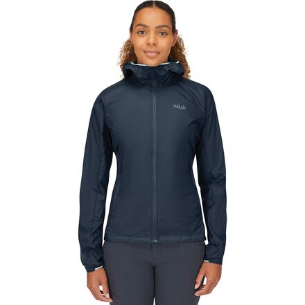 (取寄) ラブ レディース バイタル フーデット ウインドシェル - ウィメンズ Rab women Vital Hooded Windshell - Women's Tempest Blue