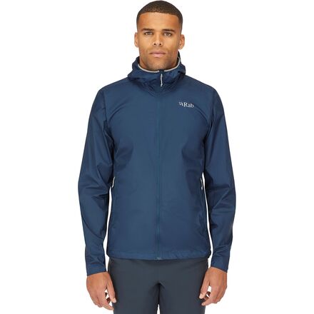 Rakuten - (取寄) ラブ メンズ バイタル ウインドシェル フーデット ジャケット - メンズ Rab men Vital Windshell Hooded Jacket - Men's Tempest Blue