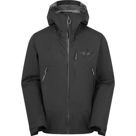 (取寄) ラブ メンズ ダウンポアー マウンテン ジャケット - メンズ Rab men Downpour Mountain Jacket - Men's Black