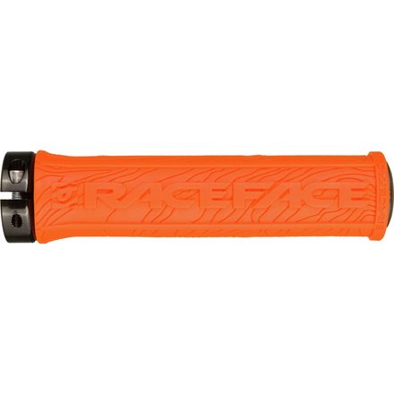 City Cycle - (取寄) レースフェイス ハーフ ネルソン ロック-オン グリップ Race Face Half Nelson Lock-On Grip Orange