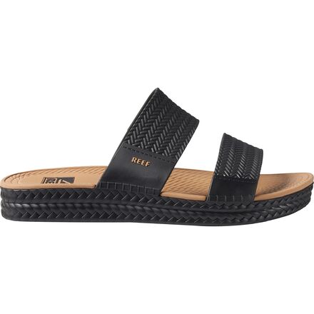 (取寄) リーフ レディース ウォーター ビスタ スライド サンダル - ウィメンズ Reef women Water Vista Slide Sandal - Women's Black/Tan