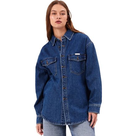 Rakuten - (取寄) ローラス レディース クラシック シャケット - ウィメンズ Rolla's women Classic Shacket - Women's Ashley Blue