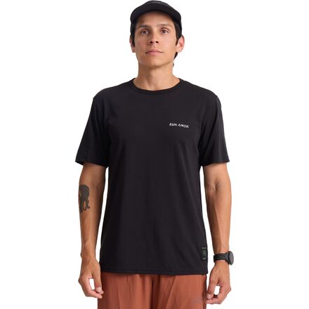 (取寄) ロアーク メンズ マティス アクティブ ショートスリーブ シャツ - メンズ Roark men Mathis Active Short-Sleeve Shirt - Men's Black