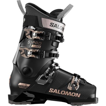 Solomon - (取寄) サロモン レディース S/30 アルファ 90 w GW ブーツ - - ウィメンズ Salomon women S/Pro Alpha 90 W GW Boot - 2026 - Women's Black/Black