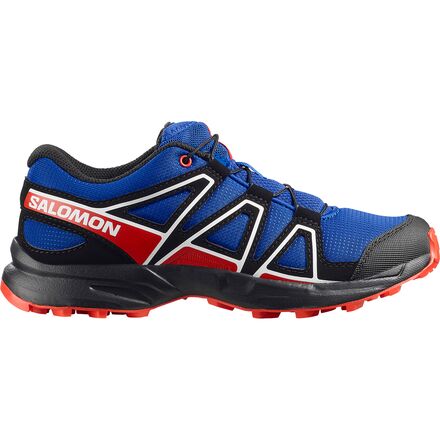 (取寄) サロモン キッズ スピードクロス シューズ - キッズ Salomon kids Speedcross Shoe - Kids 039 Surf The Web/Fiery Red/Black