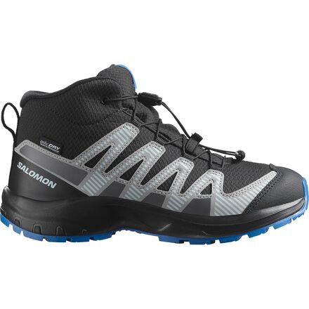 Other - (取寄) サロモン キッズ イクサ プロ V8 ミッド Wp シューズ - キッズ Salomon kids XA Pro V8 Mid WP Shoe - Kids' Blac/Monument/French Blue