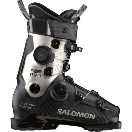 Other - (取寄) サロモン レディース S/30 スープラ デュアル ボア 105 GW ブーツ - - ウィメンズ Salomon women S/Pro Supra Dual BOA 105 GW Boot - 2026 - Women's Black/Light Bronze Metallic/Black