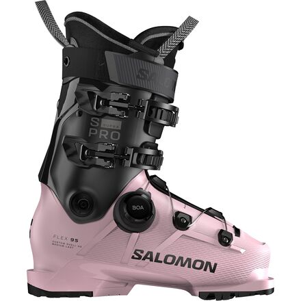 乐天商城 - (取寄) サロモン レディース S/30 スープラ ボア 95 GW ブーツ - - ウィメンズ Salomon women S/Pro Supra BOA 95 GW Boot - 2026 - Women's Rose Shadow/Black/Black