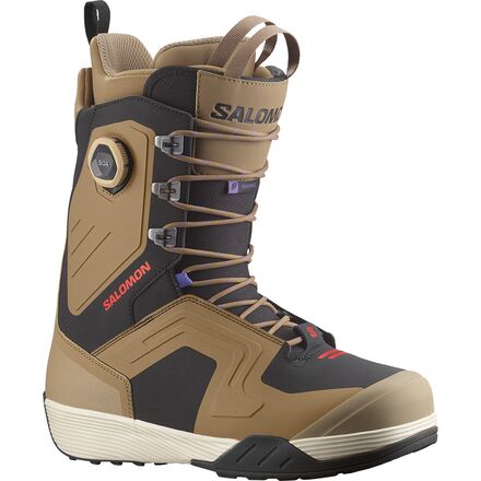 (取寄) サロモン ダイアログ レース SJ ボア スノーボード ブーツ - Salomon Dialogue Lace SJ BOA Snowboard Boot - 2026 Otter/Black/Fiery Red