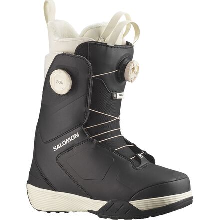 (取寄) サロモン レディース キアナ デュアル ボア スノーボード ブーツ - - ウィメンズ Salomon women Kiana Dual BOA Snowboard Boot - 2026 - Women's Black/Black/Vanilla Ice