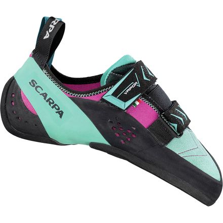 Scarpa - (取寄) スカルパ レディース ヴェイパー V クライミング シューズ - ウィメンズ Scarpa women Vapor V Climbing Shoe - Women's Dahlia/Aqua