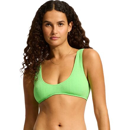 (取寄) シーフォリー レディース マルチ フィット ロングライン トップ - ウィメンズ Seafolly women Multi Fit Longline Top - Women's Summer Green