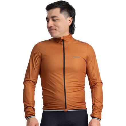 乐天商城 - (取寄) シマノ メンズ イバルブ コルサ オール-シーズン ウィンドブレーカー - メンズ Shimano men Evolve Corsa All-Season Windbreaker - Men's Bronze