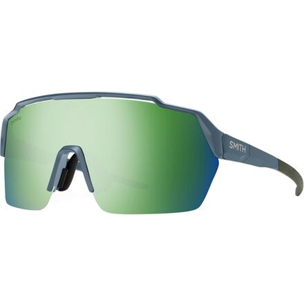 Tennis - (取寄) スミス シフト スプリット マグ クロマポップ サングラス Smith Shift Split MAG ChromaPop Sunglasses Matte Stone/Moss/ChromaPop Green Mirror