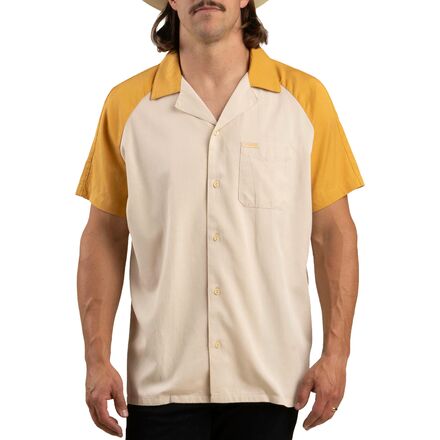 乐天商城 - (取寄) メンズ サルーン ショートスリーブ シャツ - メンズ Sendero Provisions Co. men Saloon Short-Sleeve Shirt - Men's Sendero Speedway/Yellow