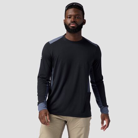 Wear - (取寄) バックカントリー メンズ スリックロック ドライリリース ロング-スローブ テック T-シャツ - メンズ Backcountry men Slickrock Drirelease Long-Sleeve Tech T-Shirt - Men's Black/Turbulence