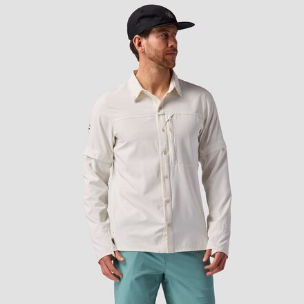 (取寄) バックカントリー メンズ タホ ウーブン コンバーチブル スナップ-アップ シャツ - メンズ Backcountry men Tahoe Woven Convertible Snap-Up Shirt - Men 039 s Egret