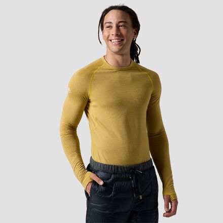 (取寄) バックカントリー メンズ パインズ ベースレイヤー— クルー トップ - メンズ Backcountry men Pines Microgrid Ultra-LT Baselayer Crew Top - Men's Hot Spot