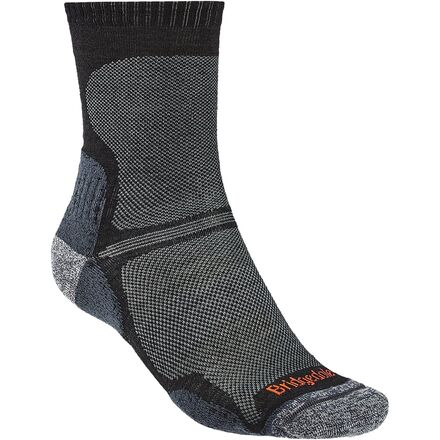 (取寄) ブリッジデール ハイク ウルトラライト メリノ エンデュランス クルー ソック Bridgedale Hike Ultralight Merino Endurance Crew Sock Black